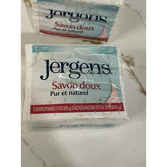 Jergens Mild Bath Bar Soap 3 oz Pack of 3 Bars Lot of 3 Packs Total 9 Bars - Picture 7 of 7